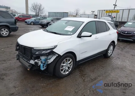 2022 Chevrolet Equinox Awd Lt из США, поврежденный, VIN 3GNAXUEV9NL226633